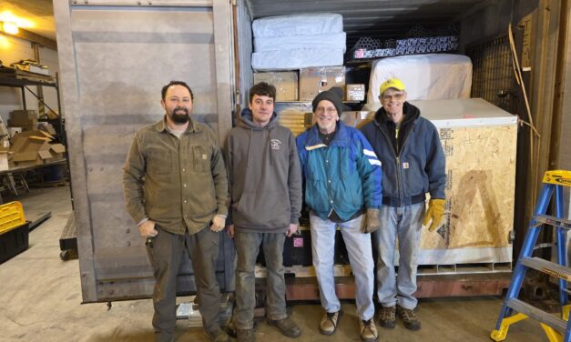 Container with Mini PowerPac Ready to go to Africa